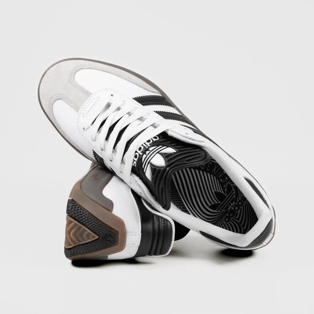 Adidas Skateboarding - Puig Samba Shoes - Footwear White / Core Black / Gum 5