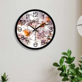 Beautiful Designer Cherry Blossom Flower Wall Clock