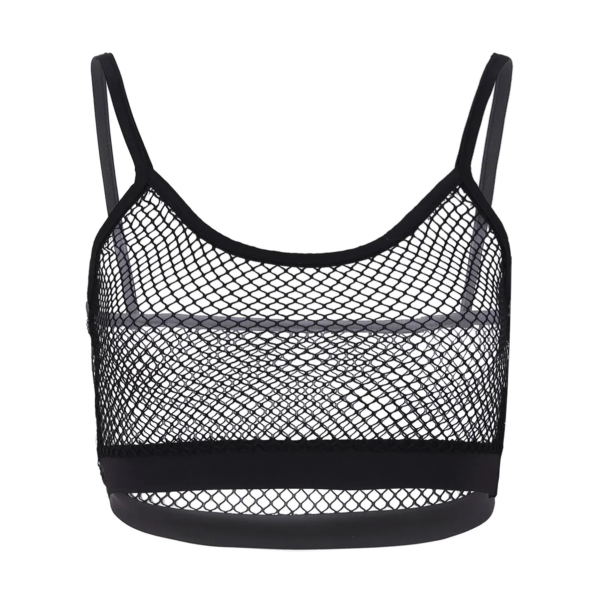 Black Gothic Mesh Top