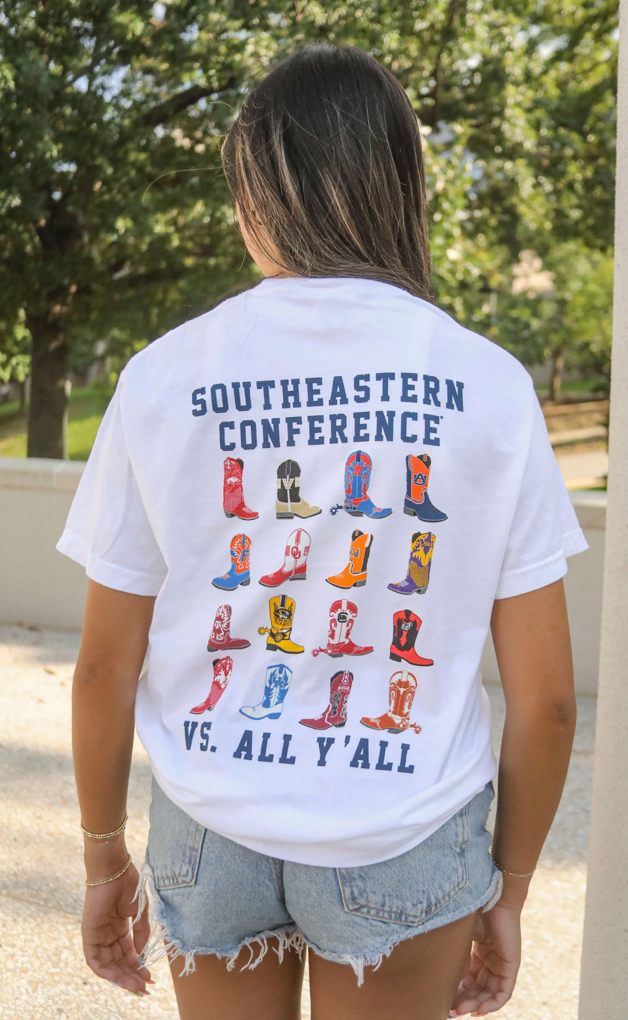 charlie southern: sec boots t shirt