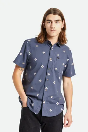 Charter Print S/S Woven Shirt - Ombre Blue Bandana Floral