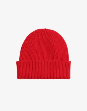 Colorful Standard Merino Wool Beanie Scarlet Red