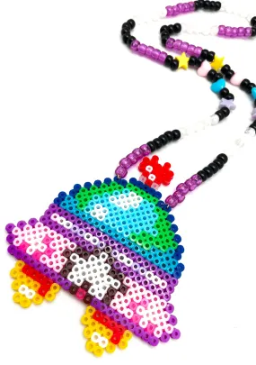 Cosmic Voyage Rave Kandi Necklace