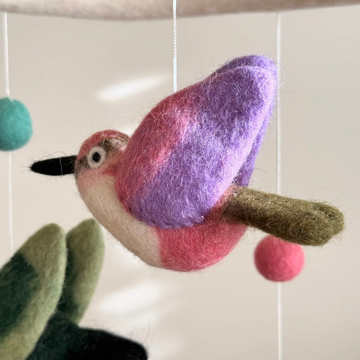 Felt Baby Mobile - Hummingbird