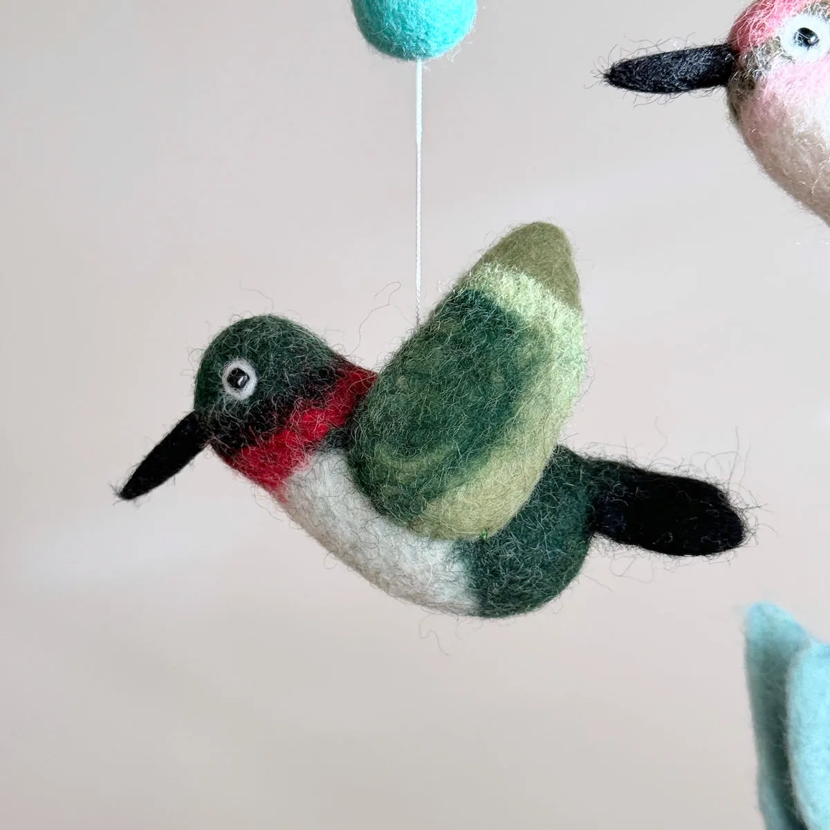 Felt Baby Mobile - Hummingbird