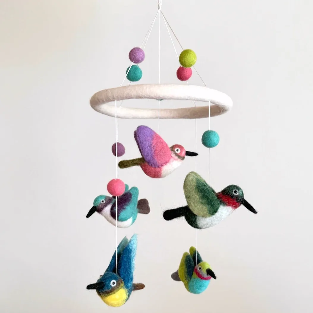 Felt Baby Mobile - Hummingbird