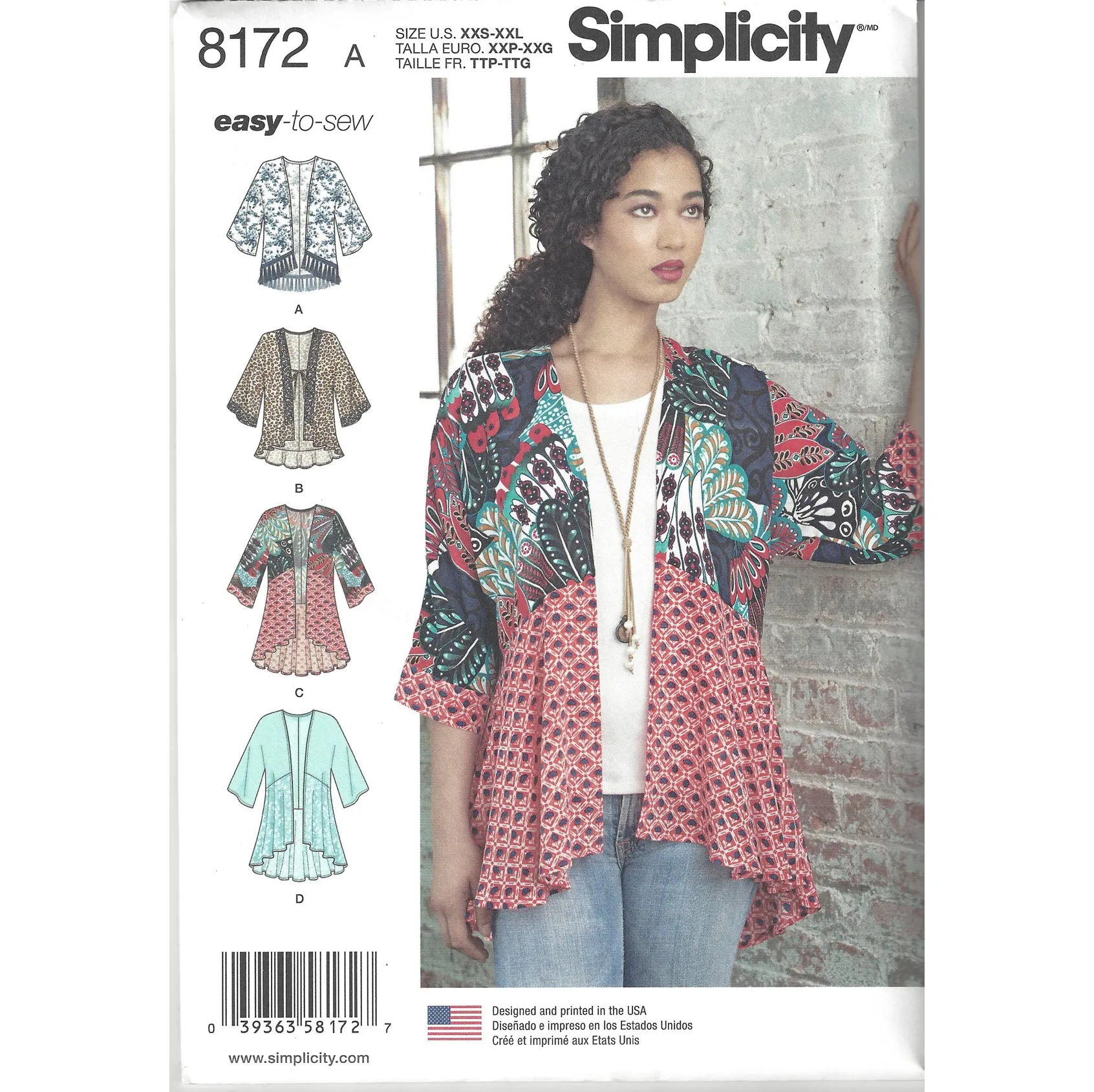 Garment Kit - Jersey Knit   Simplicity 8172