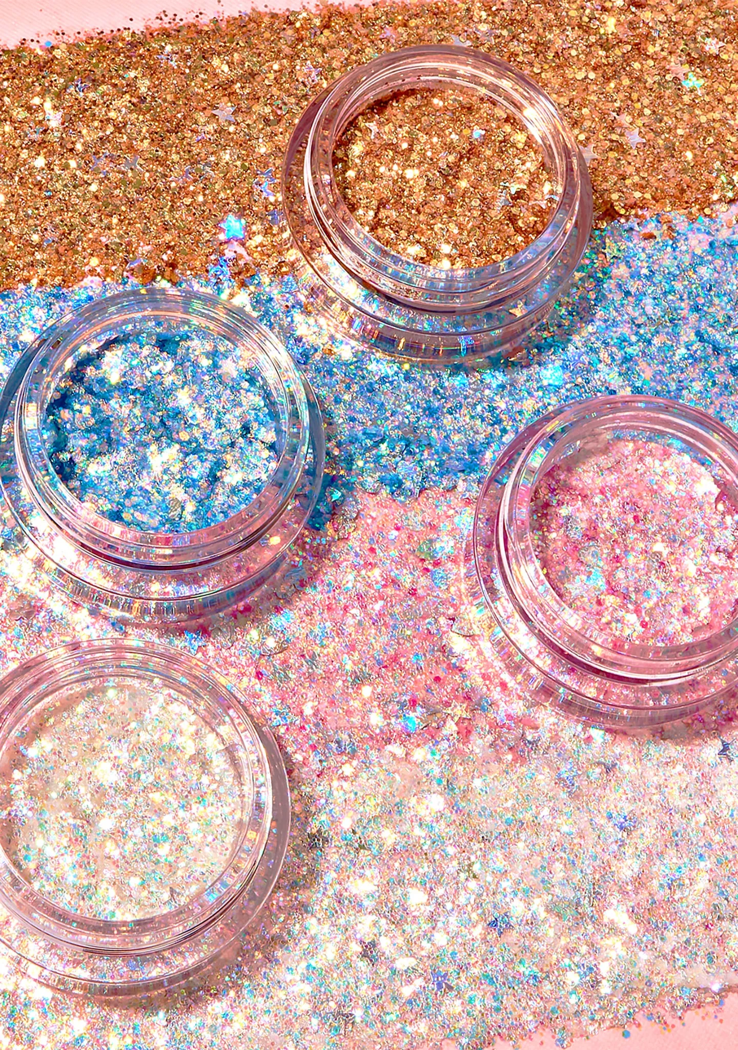 GLITTER SHARTS Gel Glitter Pots -02 Super Bloom