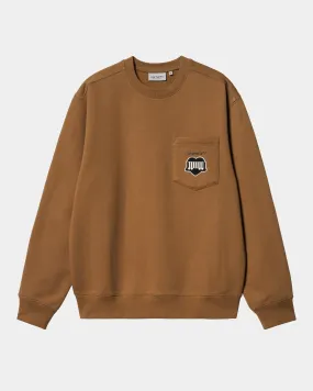 Heart Train Pocket Sweatshirt | Hamilton Brown