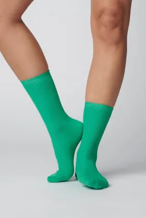 Hooray Everyday Wool Socks - Kelly Green