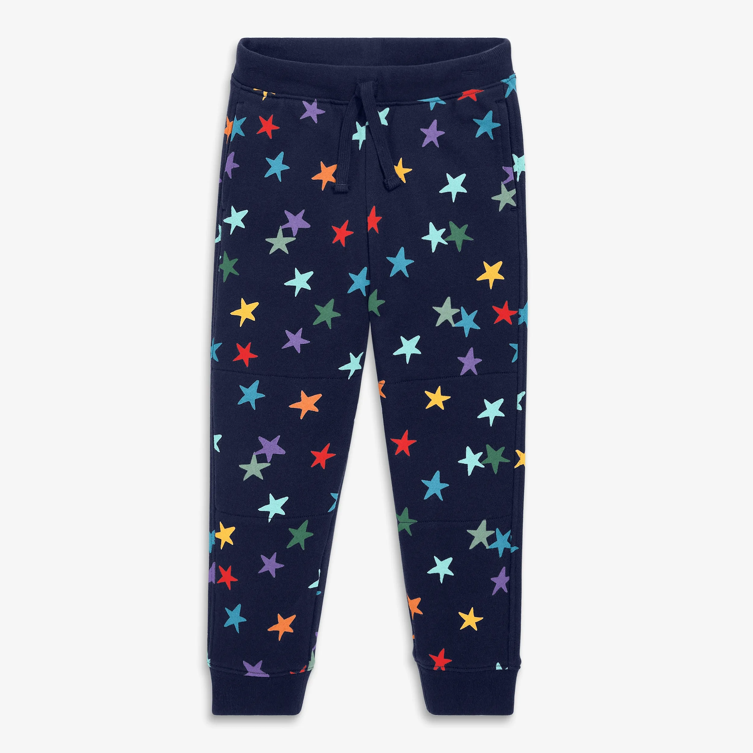 Jogger in rainbow confetti stars