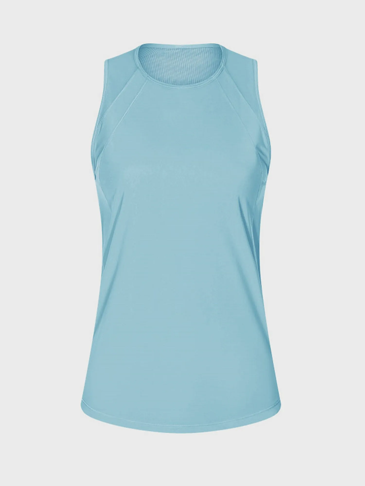 Midsize Cutout Sleeveless Lightweight Sweat-wicking Sports Top