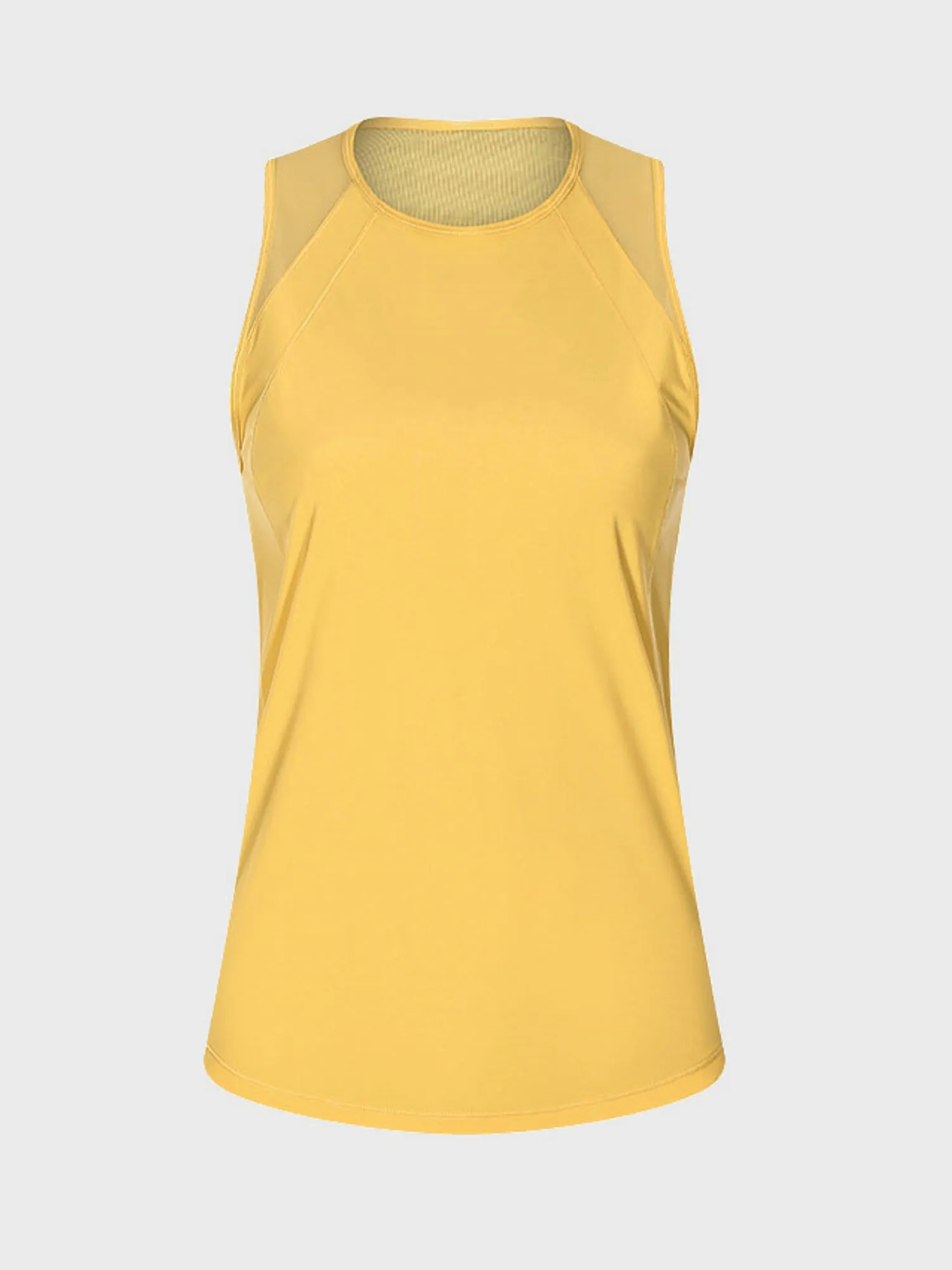 Midsize Cutout Sleeveless Lightweight Sweat-wicking Sports Top