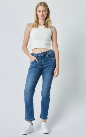 Mika Blur Blue Straight Leg Jeans