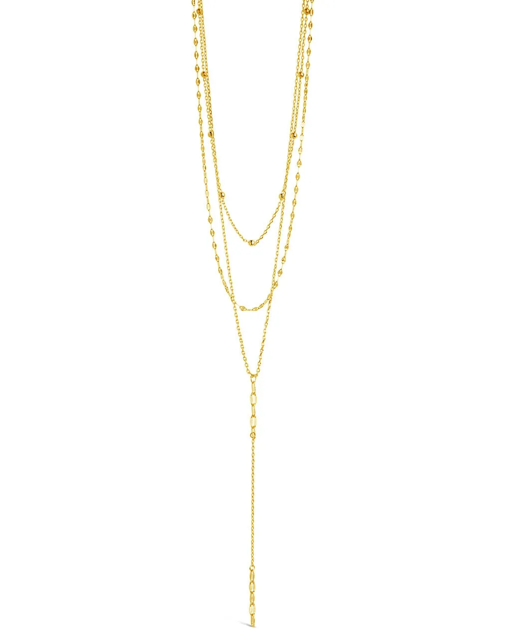 Natalia Layered Chain Drop Necklace