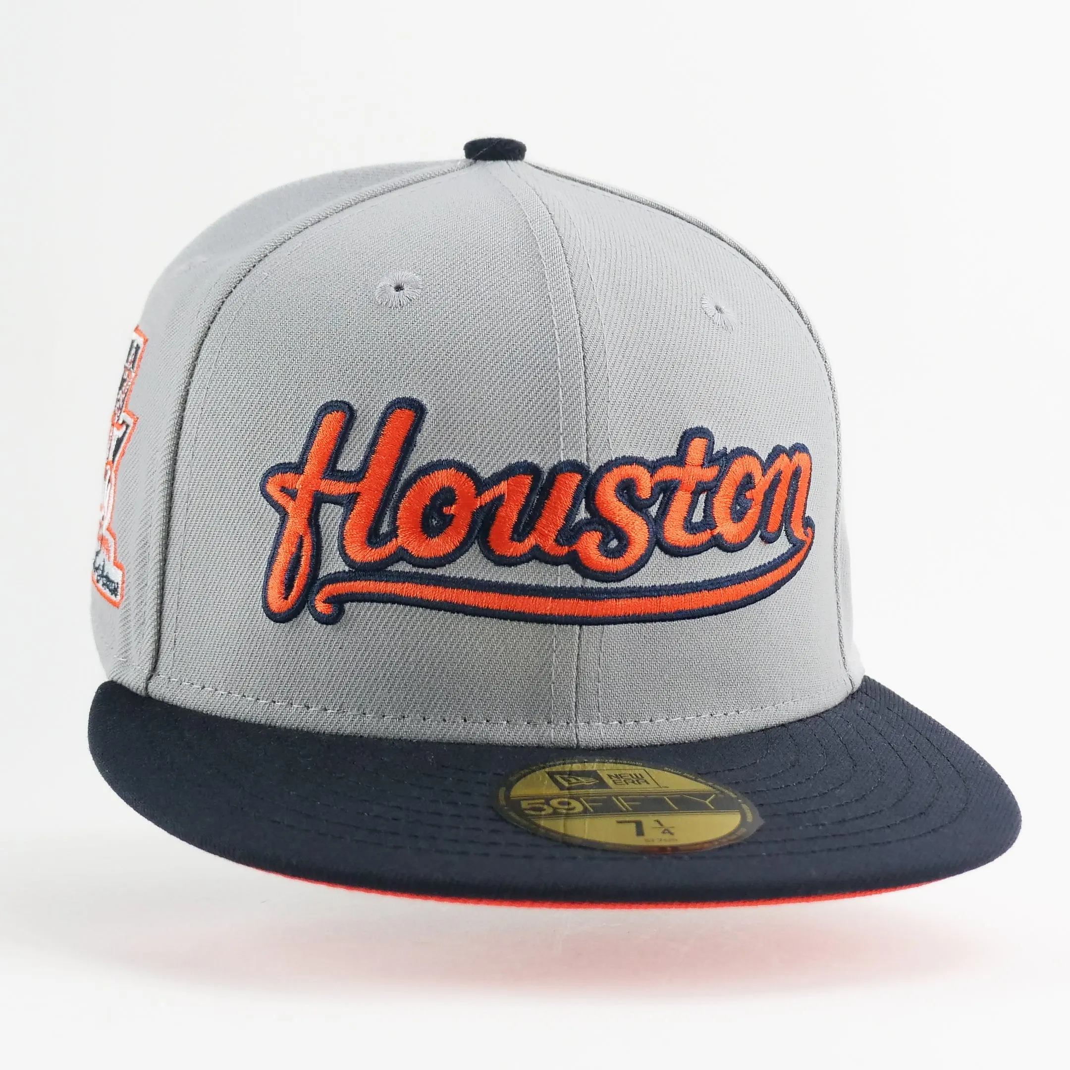 New Era Exclusive Custom Fitted Houston Astros Script 35 Years 1962-1996