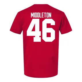 Ohio State Buckeyes Jace Middleton #46 Student Athlete Football T-Shirt