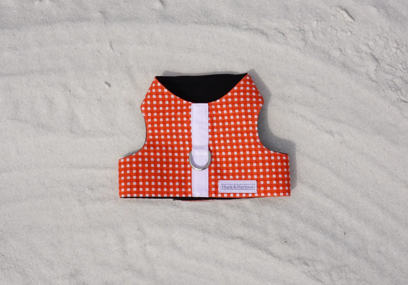 Red Gingham Vest Harness