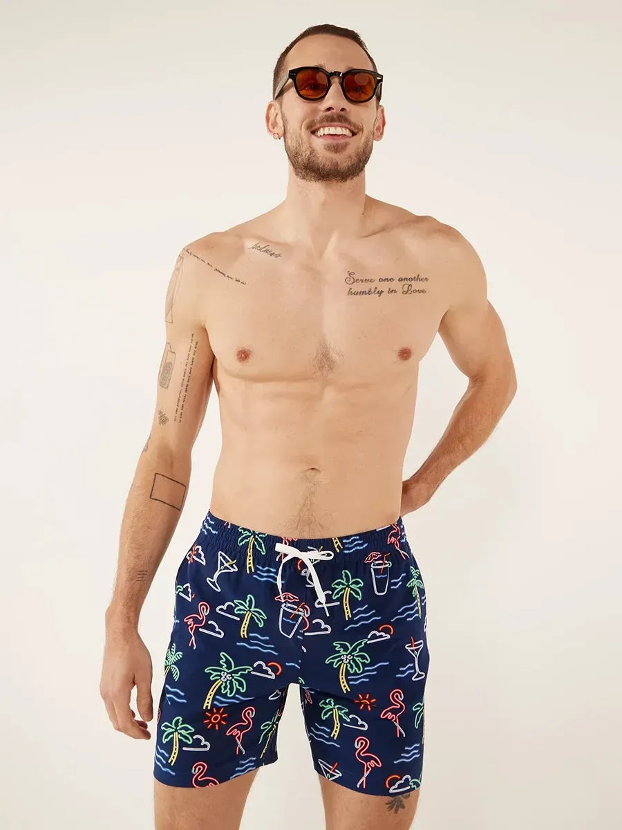 The Neon Lights 7"  (Classic Swim Trunk)